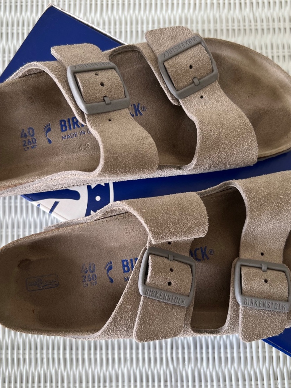birkenstock arizona suede leather - Picture 6 of 9